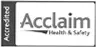 Acclaim Health & Safety Accredited logo
